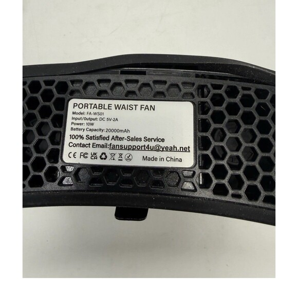 4-in-1 Portable Waist Personal Rechargeable Fan 20000mAh Powerful Dual-Motor - Picture 16 of 16